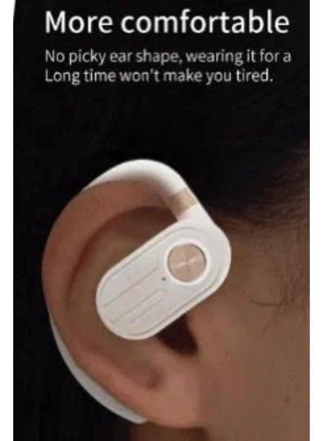 Genaric EA390 Stylish Wireless Bluetooth Headphone Spin And Jump For Unlimited Comfort Ultra Low Latency For Gaming With Touch Control (ivory) - Image 2